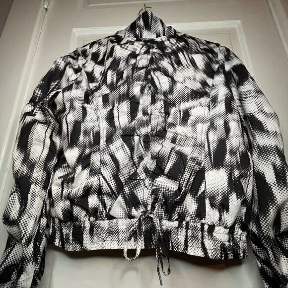 Calvin Klein Performance Jacket w/ Bow & Ruched Back Detail - Picture 3 of 7